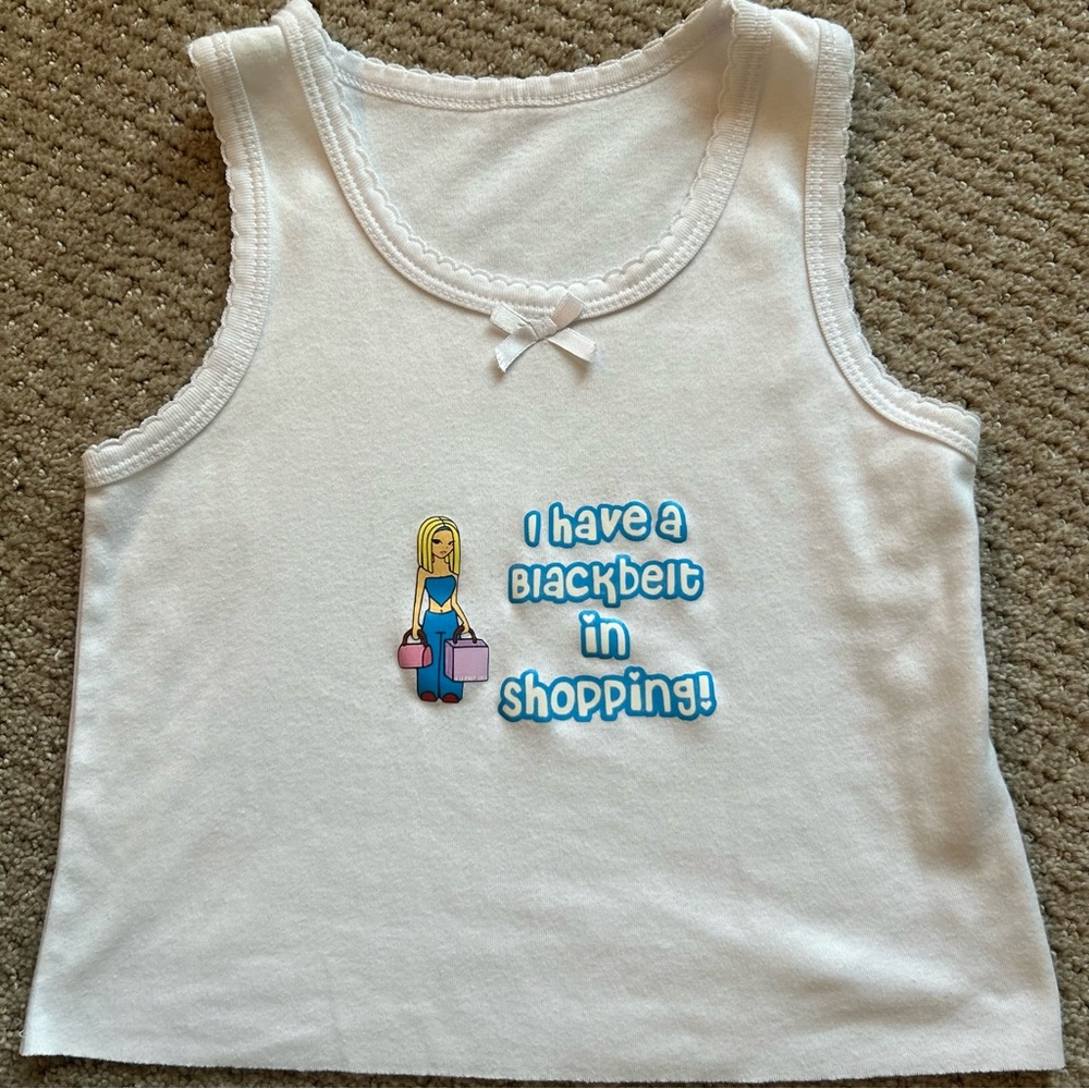 I Have A Blackbelt In Shopping Tank Top 4uonlyusa Size: XS